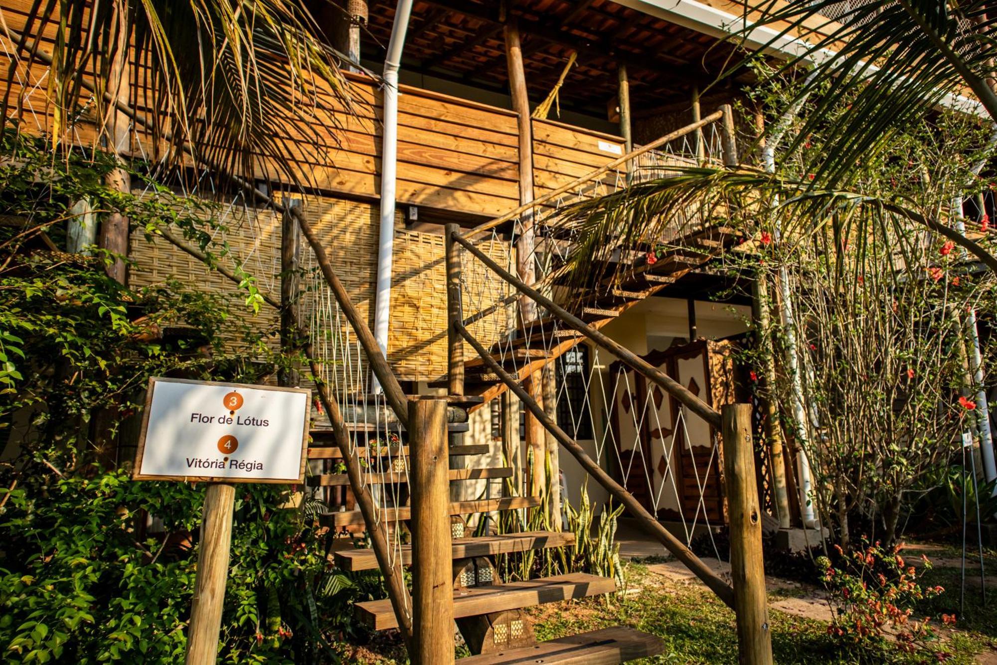 Hospedagem Beija-Flor - Espaco Flor Das Aguas Кунха Екстериор снимка